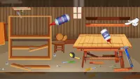 फर्नीचर मरम्मत की दुकान: बढ़ई लकड़ी के शिल्प खेल Screen Shot 2