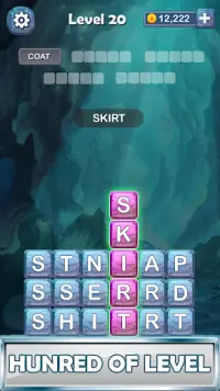 Classic Word Cross: Collapse The Word Tower Screen Shot 4