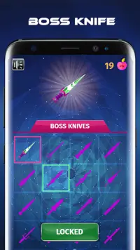 Boss Knife Hit - Knife Throwing Game (Knife Dash) Screen Shot 1