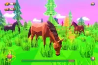 الحصان محاكاة الخيال الغابة Screen Shot 10