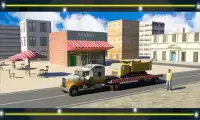 Heavy Crane Transporter Truck Screen Shot 5