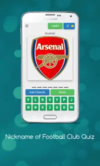 Nickname of Football Clubs Quiz Screen Shot 3