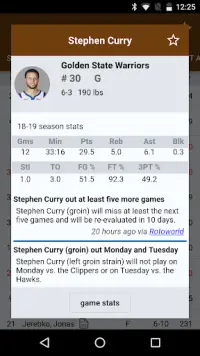 Sports Alerts - NBA edition Screen Shot 2