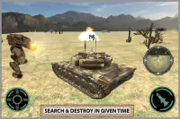 Combate futurista  tanque robô Screen Shot 3
