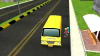 School Bus 3D Free Screen Shot 1