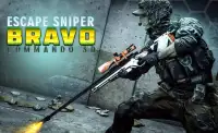 Bravo Escape Sniper Commando 3D Screen Shot 0
