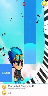 Piano Sonic Boy Tiles Screen Shot 4