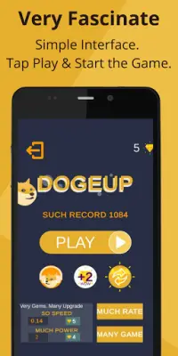 DogeUp - Such Fascinate. Many Fun. Wow Screen Shot 1
