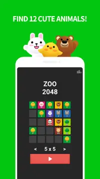 Zoo 2048 : Find Animals! Screen Shot 3