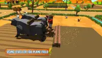 Profesional de Corn Farm: Blocky Farmer Simulator Screen Shot 13