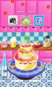 केक निर्माता पाक कला खेल Screen Shot 5