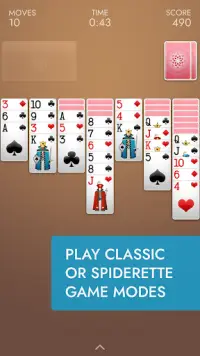 Spider Solitaire Screen Shot 4