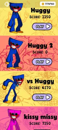huggy wuggy vs fnf kissy missy Screen Shot 0