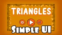 Triangles - Shooting game Screen Shot 1