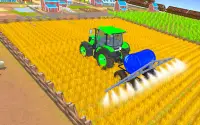 Farm Harvester- Tractor Game Screen Shot 2