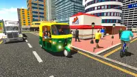 คนขับรถตุ๊กตุ๊กออฟโรด: Auto Rickshaw 3D Screen Shot 2