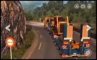 Euro truk: nyata pengiriman Simulator Permainan 3D Screen Shot 1