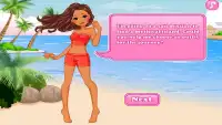 beach girl dress up for free Screen Shot 0