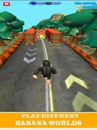 Subway Banana Monkey Rush Screen Shot 1