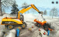 Snow Plow Heavy Excavator Sim Screen Shot 3