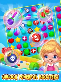 Crazy Candy Blast - Sweet Match 3 Games, Crush it Screen Shot 3