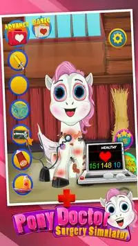 Pony Dr Surgery Simulator Jogo Screen Shot 5