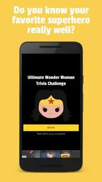 Trivia Challenge for Wonder Woman Screen Shot 0