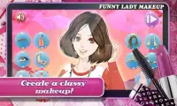 Funny Lady: Makeup Game Screen Shot 1