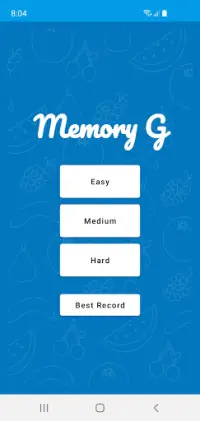 Memory G Screen Shot 1