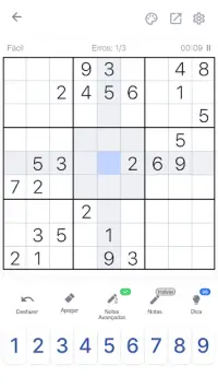 Sudoku jogos de quebra-cabeça Screen Shot 3