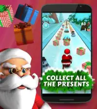 Santa Run 3D Christmas Game Screen Shot 2