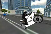 Police Moto Bike Simulator 3D Screen Shot 0
