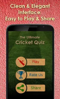 The Ultimate Cricket Quiz Screen Shot 0