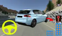 Driving Race Simulator Peugeot Screen Shot 1
