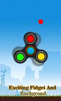 Tappy Fidget Spinner: simulador de rueda de color Screen Shot 4