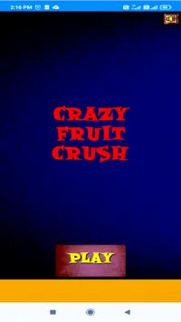 Crazy Fruit Crush Screen Shot 0