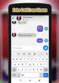 Video Call From Scary Clown Screen Shot 2