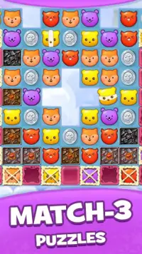 Monster Bit Emoji Blitz Match3 Screen Shot 3