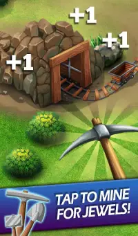 Clicker Mine Idle Adventure - Tap to dig for gold! Screen Shot 0