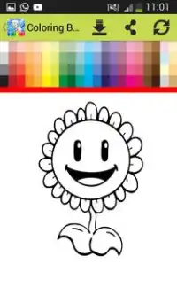 Coloring Book For Plants vs Zombie Screen Shot 3