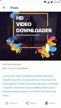 Video Downloader for Instagram Screen Shot 5