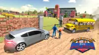 Off Road School Bus: simulador de conducción cuest Screen Shot 8