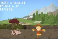 pig run jump Screen Shot 0