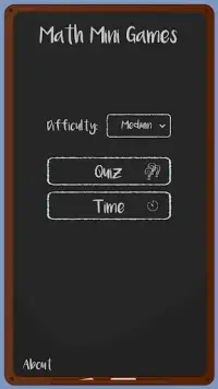 Math Mini Games Screen Shot 0