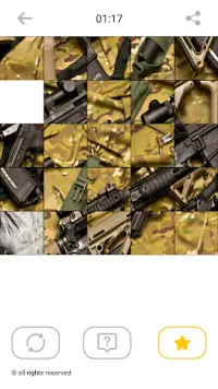 武器パズル：銃を備えた無料のスマートモザイク Screen Shot 3