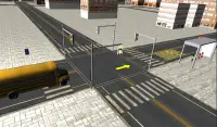Okul Otobüs sürücüsü 3D Screen Shot 4