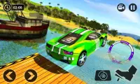 Floating Water Surfer Car Driving - Beach Racing Screen Shot 1