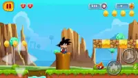 Saiyan Goku Jungle Adventures Screen Shot 1