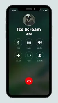 Talking Ice Scream - Fake Call Screen Shot 0