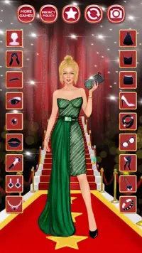 Red Carpet Dress up game for girls Screen Shot 0